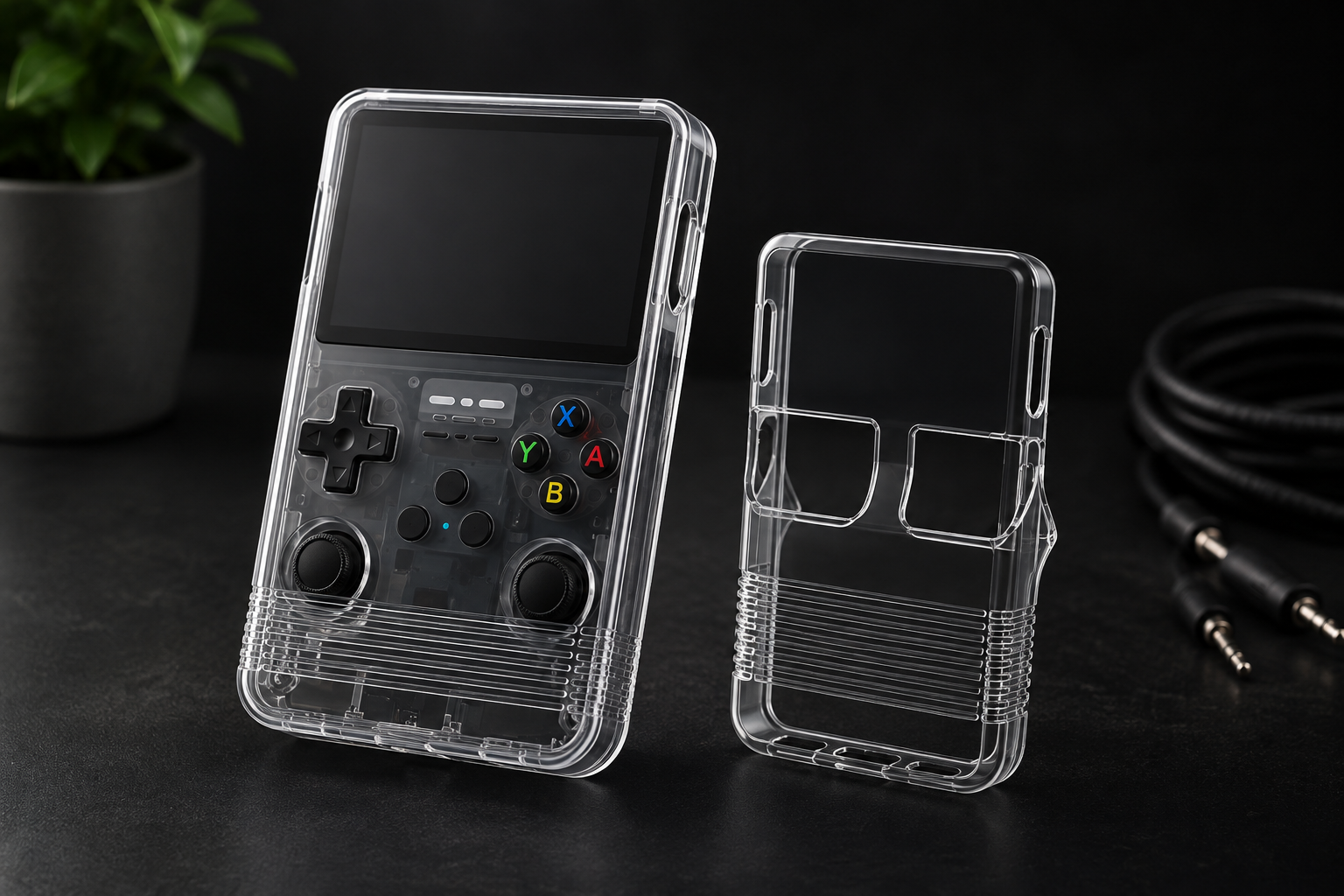 Case transparente para R36S